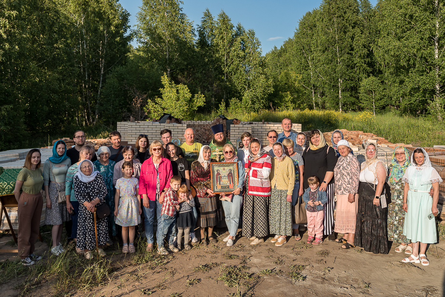 Молебен перед строительством