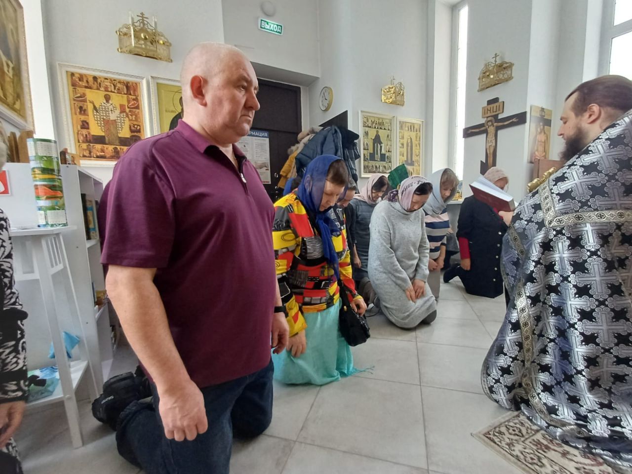 Вечерня в Прощенное воскресенье