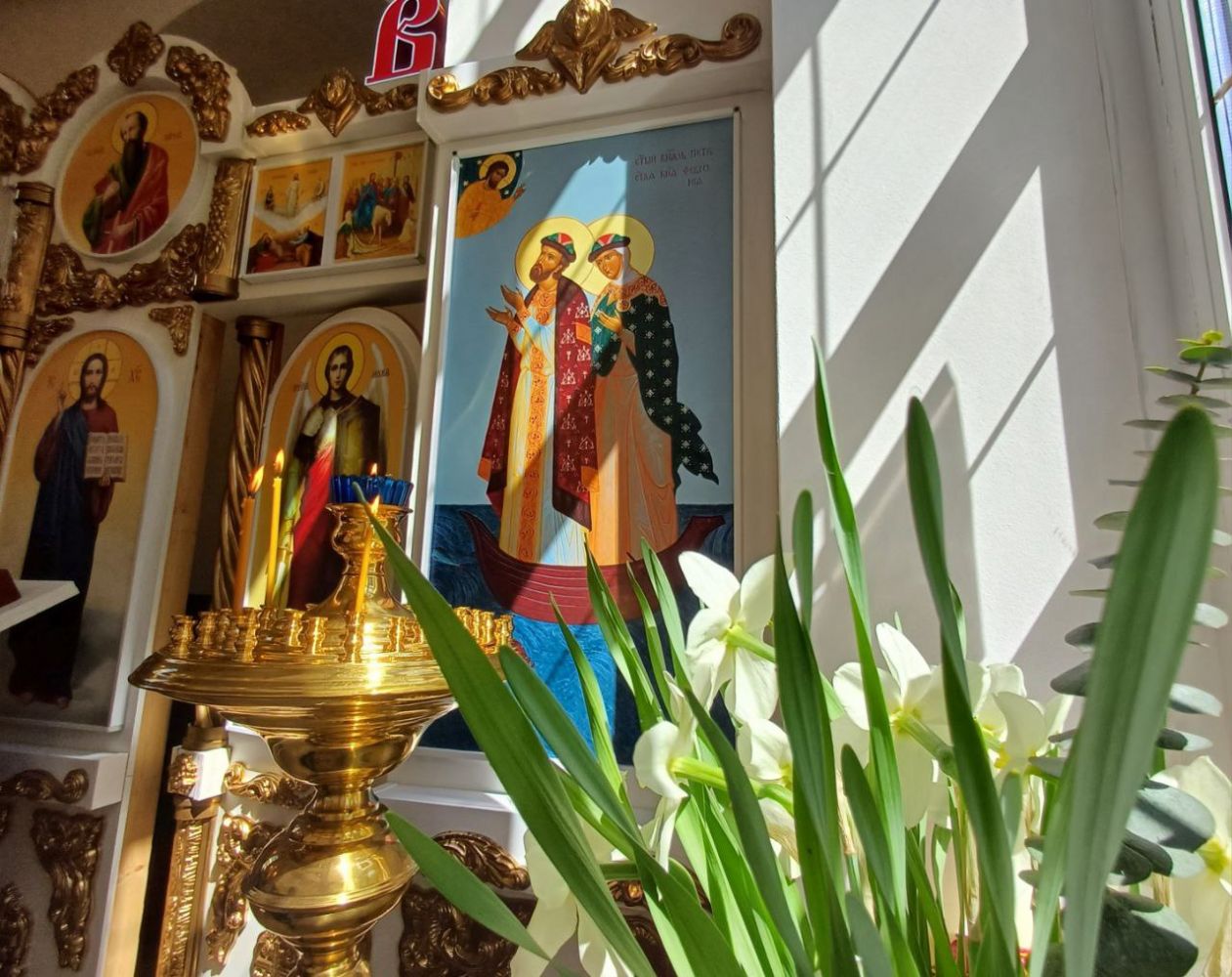 Освящение воды в день Преполовения Пятидесятницы