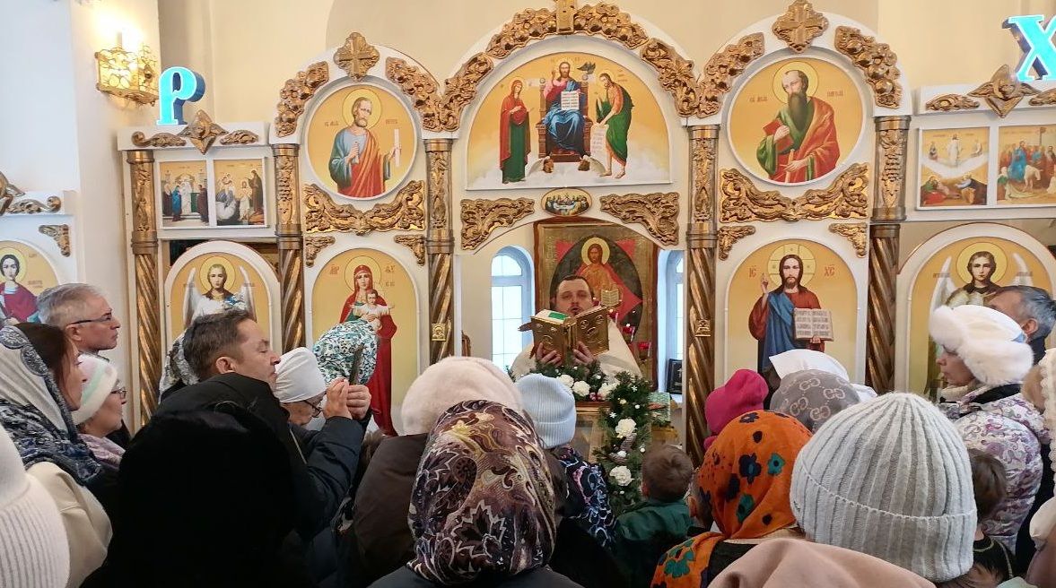 Праздничный молебен в честь Рождества Господа Бога и Спаса нашего