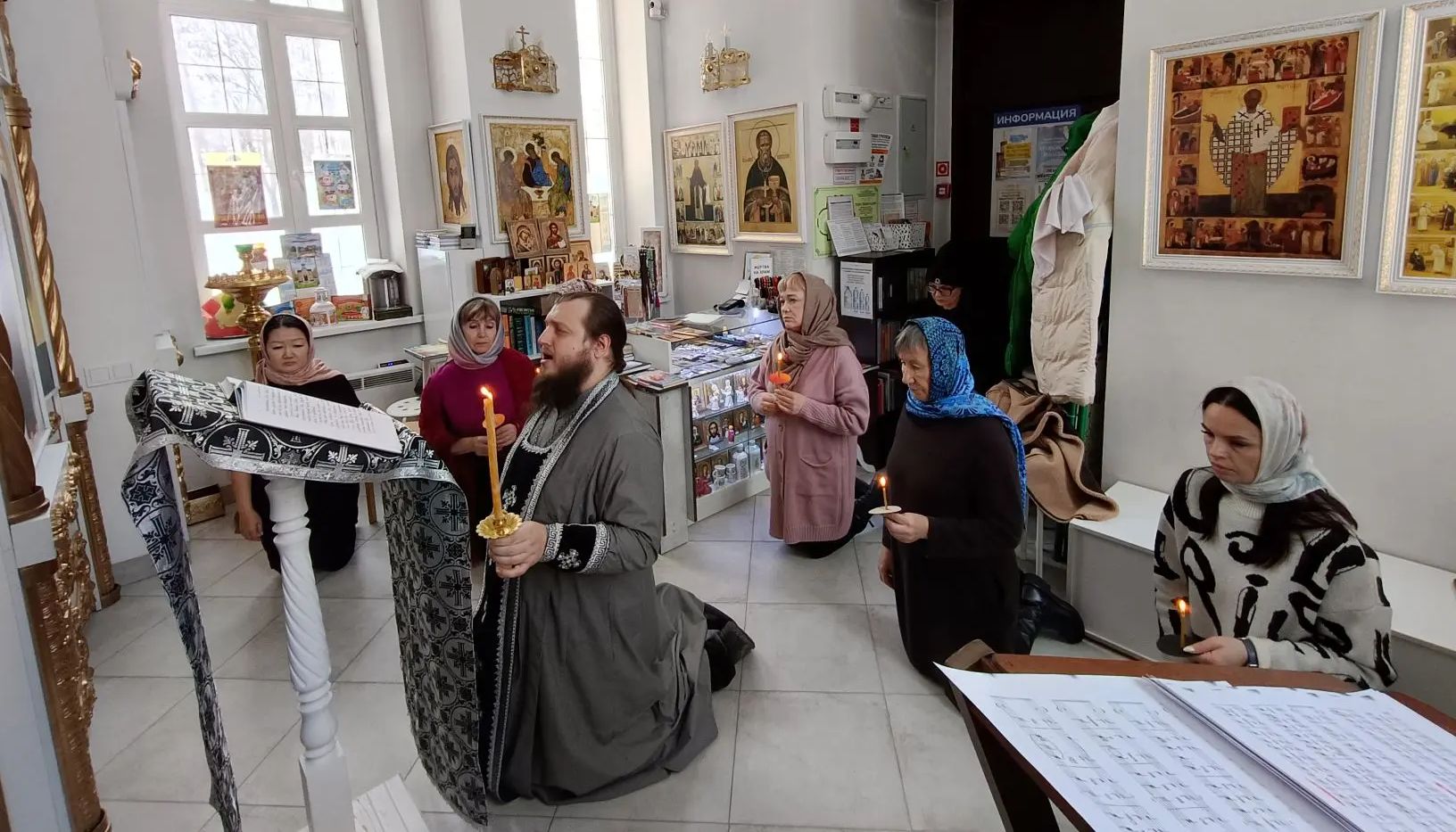 Богослужение в первый день Великого поста